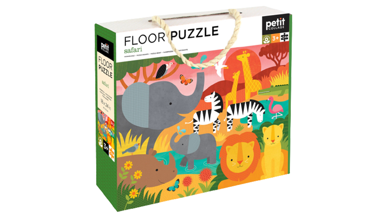 Podlahové puzzle safari