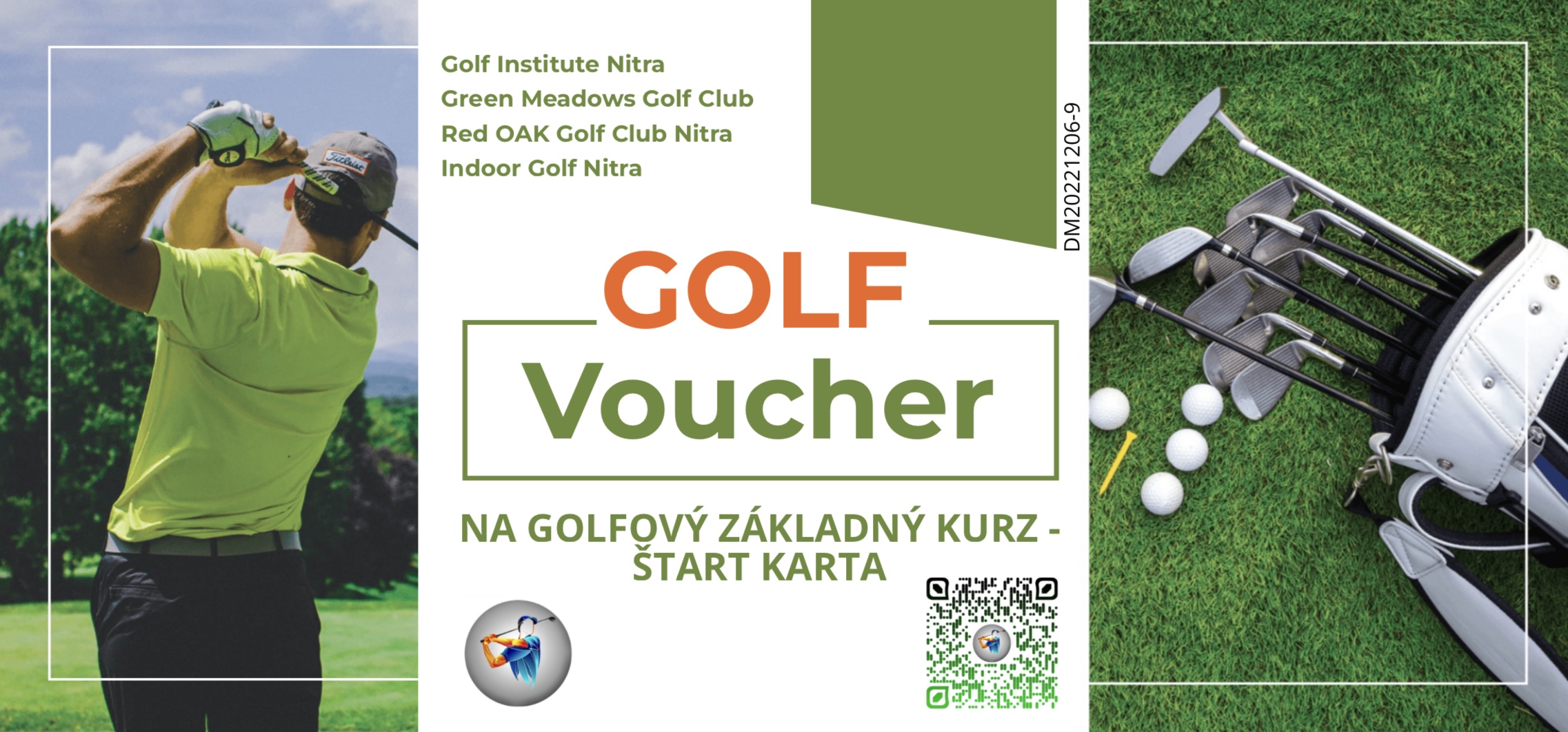 Golfový voucher na základný kurz - Štart karta 1-6 osôb