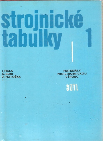 Strojnické tabulky I.-II.