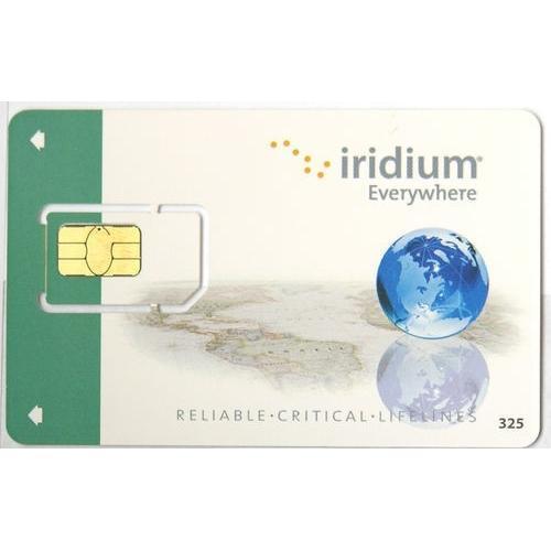 Iridium SIM card - not activated (neaktivovaná)