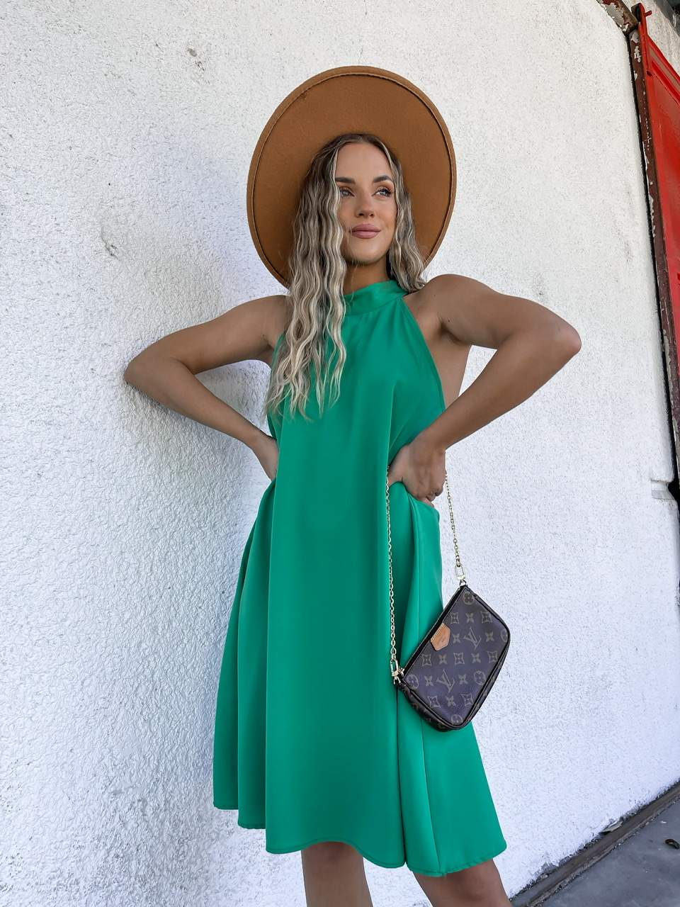 Zelené šaty VANALY