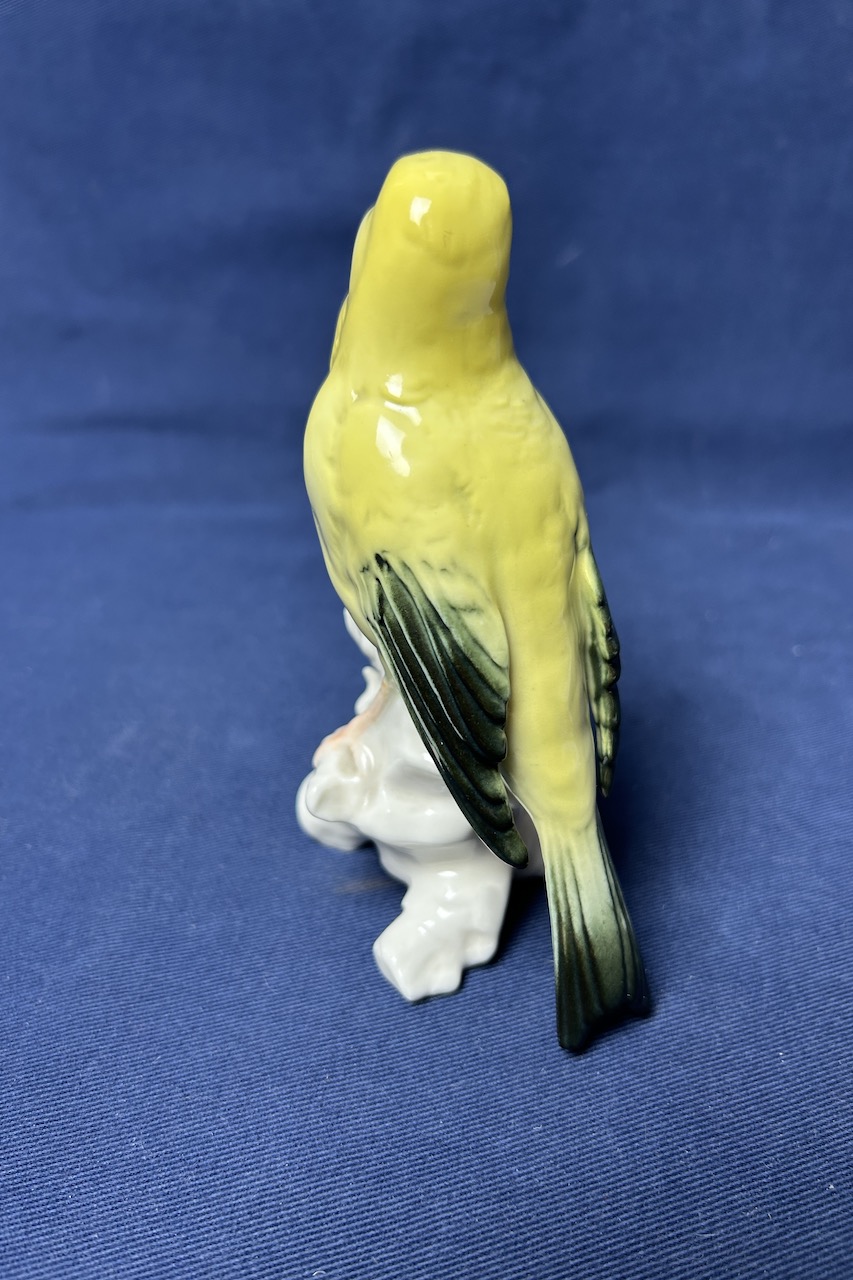 Porcelánový vták Kanárik/Canary bird Karl Ens