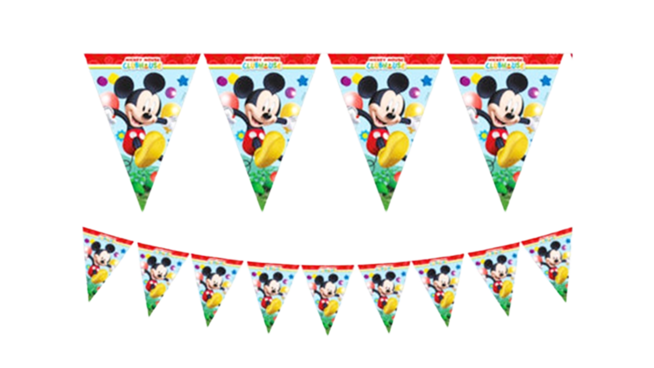 Vlajočky Girlanda - Mickey Mouse