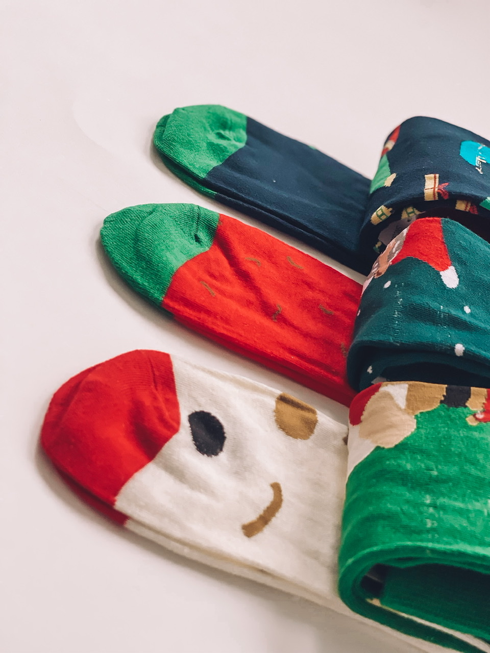Viacfarebný set ponožiek CHRISTMAS (3ks)