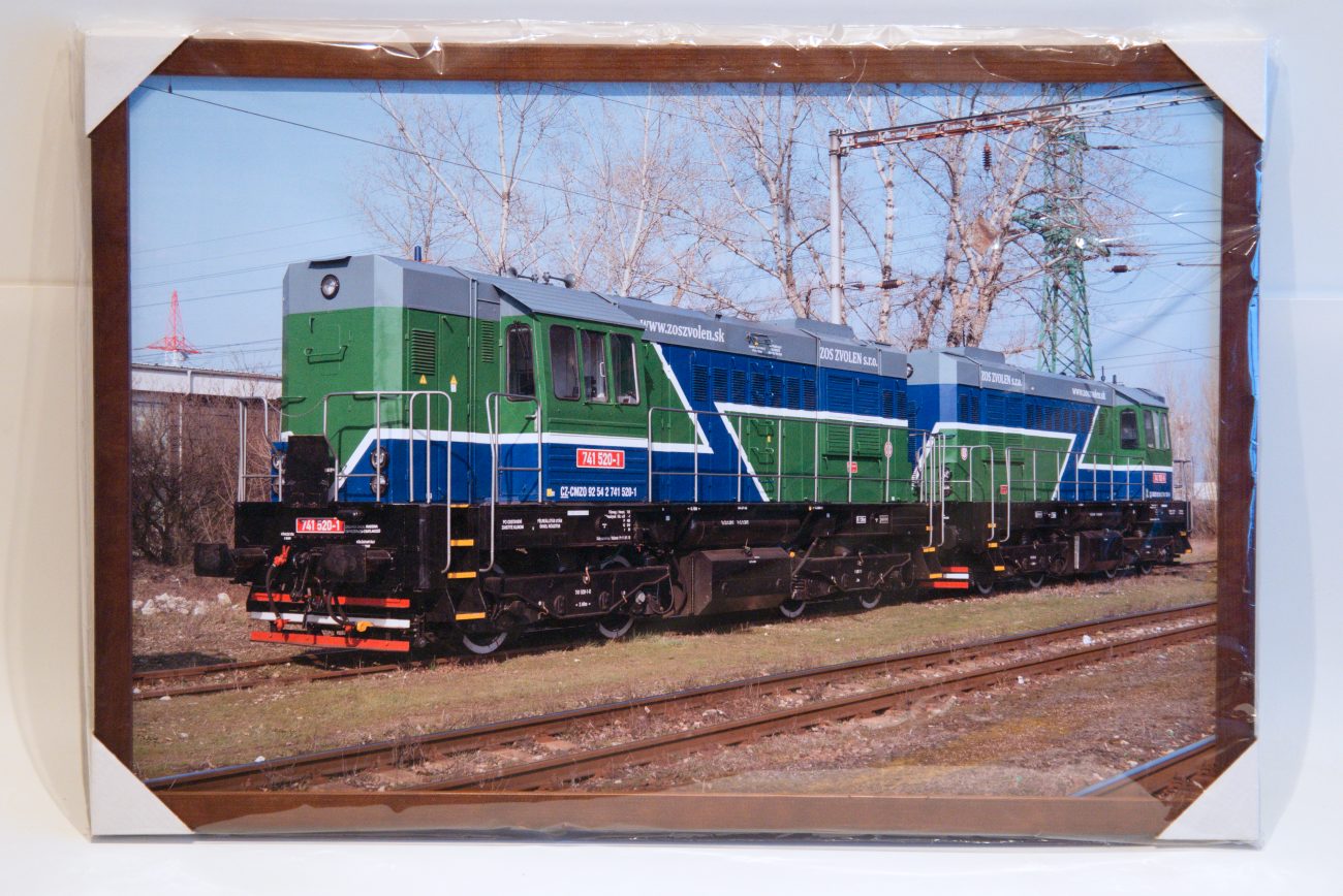 Foto-obraz 60x40cm lokomotívy prezývané Kocúr