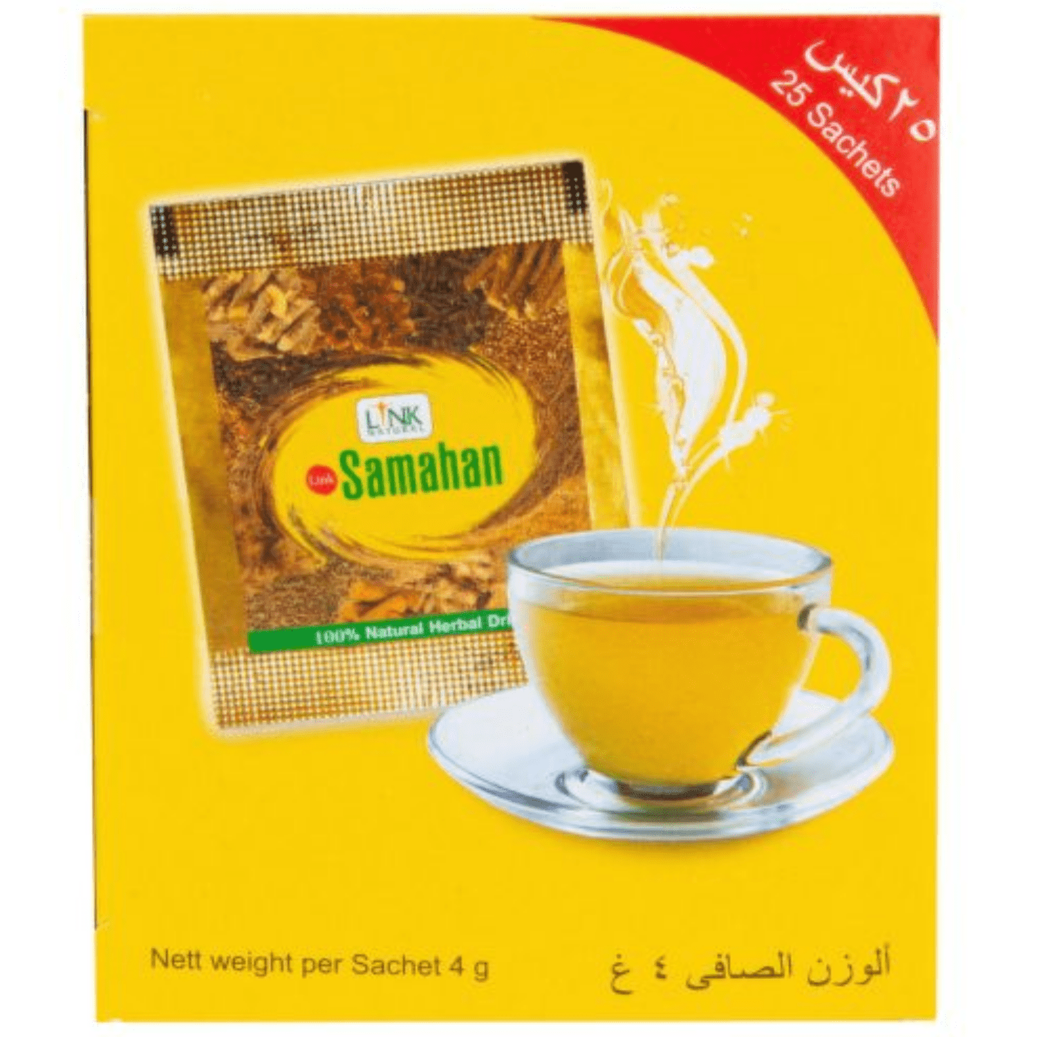 Samahan - nápoj bylinný instantný 25x4g (100g)