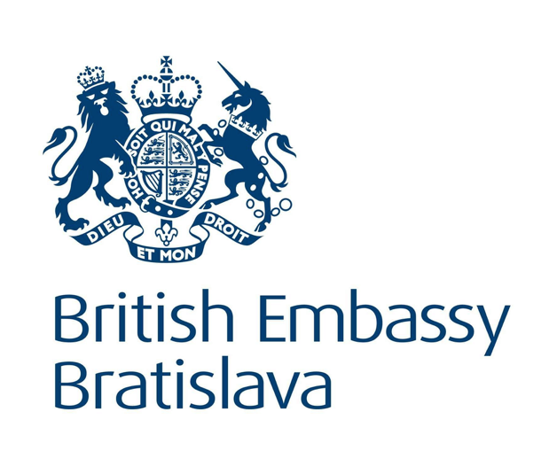 Logo britskej ambasády v Bratislave