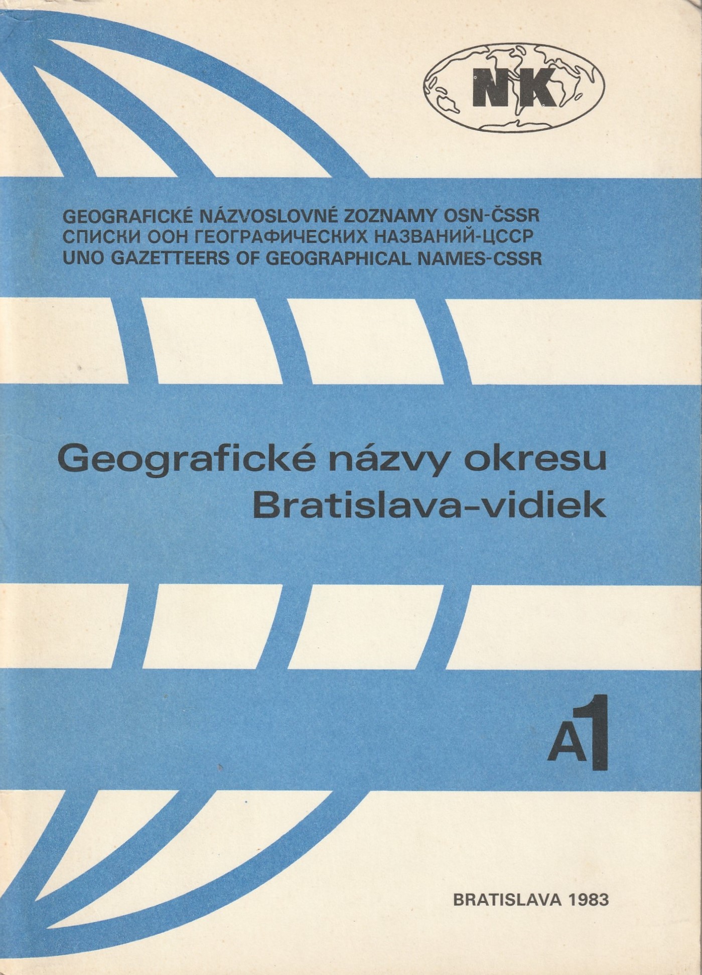 Geografické názvy okresu Bratislava - vidiek