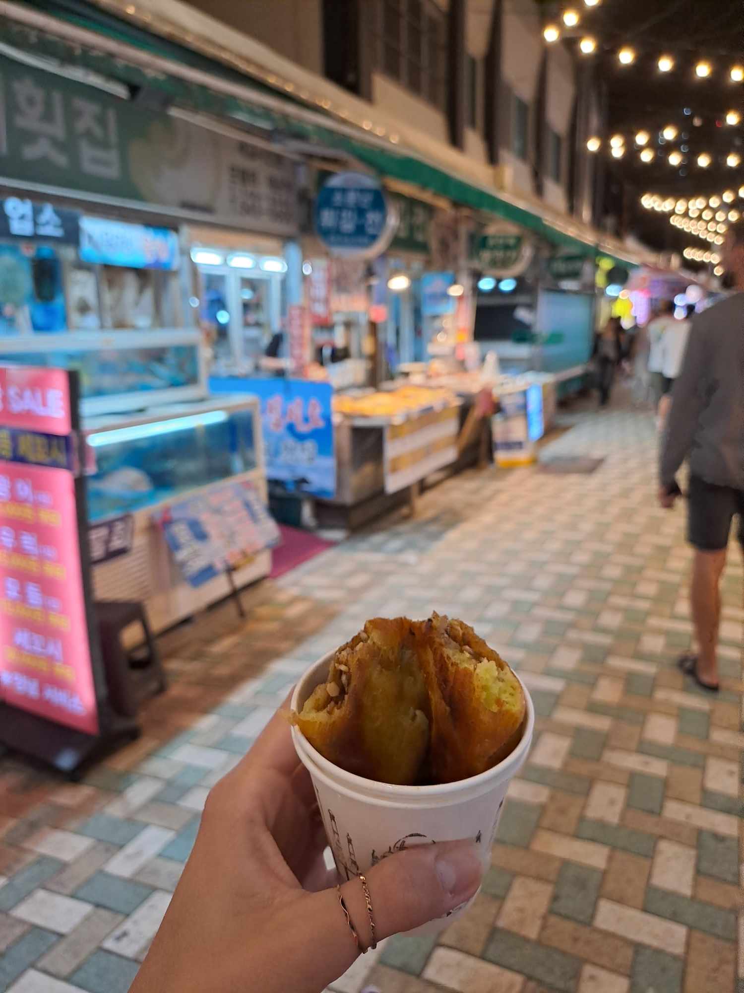 Hotteok street food juzna korea jedlo gastronomia