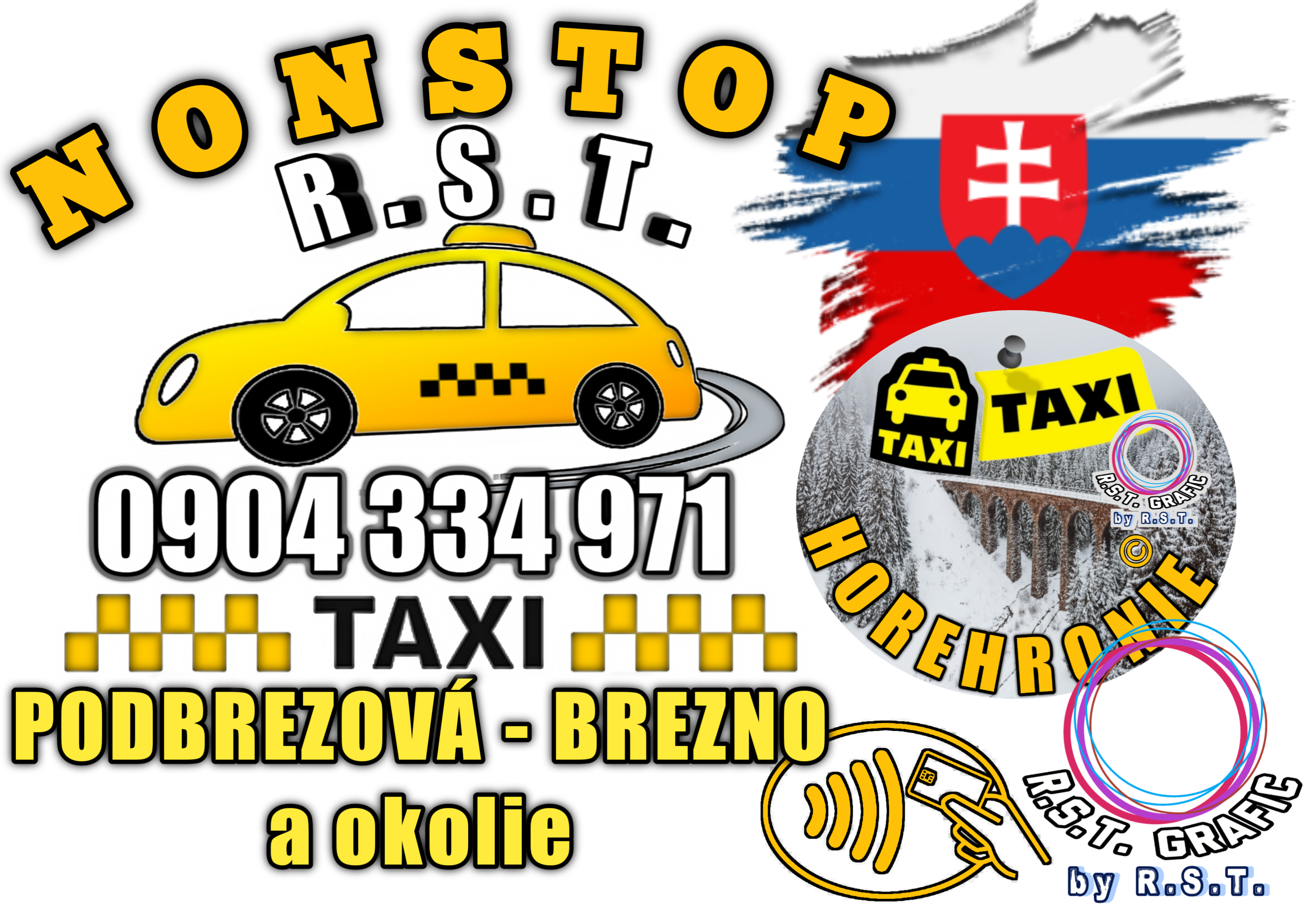 Nonstop Taxi - R.S.T. TAXI - Podbrezová - Brezno a okolie