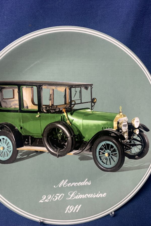 Tanier  dekoračný / plate Lusa Exclusiv Mercedes Benz 22/50 Limousine 1911