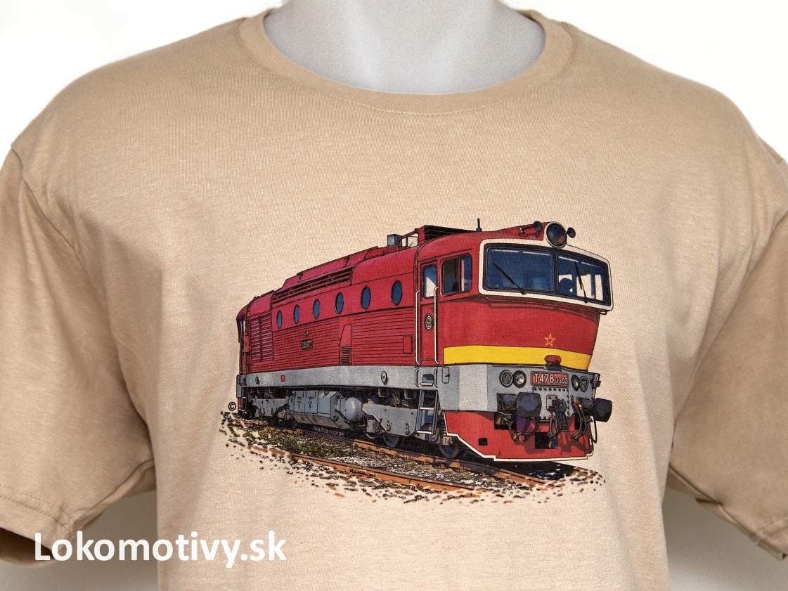 Tričko s lokomotívou Okuliarnik/Brejlovec