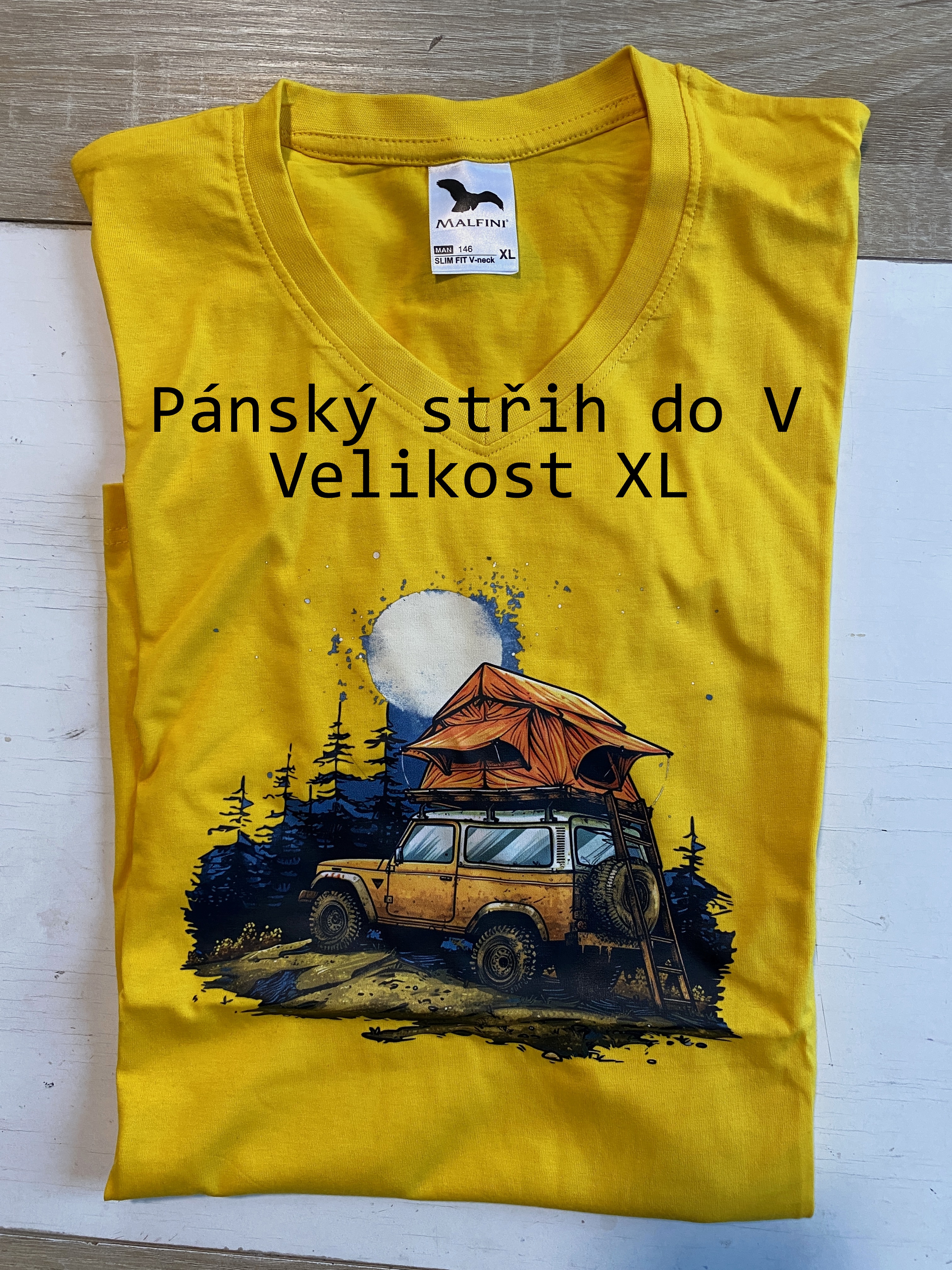 Pánské tričko V-neck