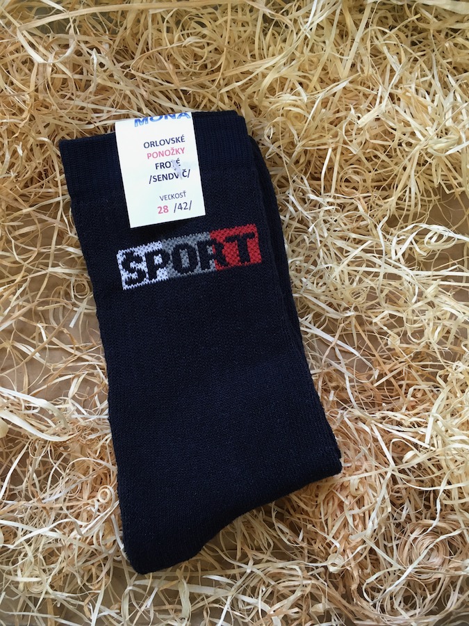 Froté ponožky - tmavomodré Šport