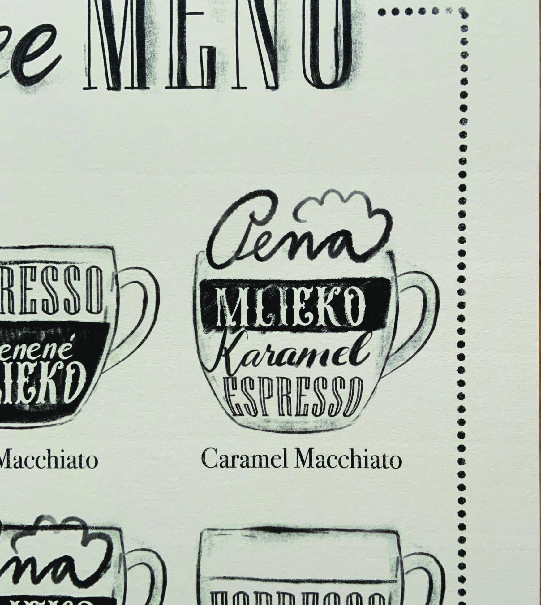 PLAGÁT - COFFEE MENU