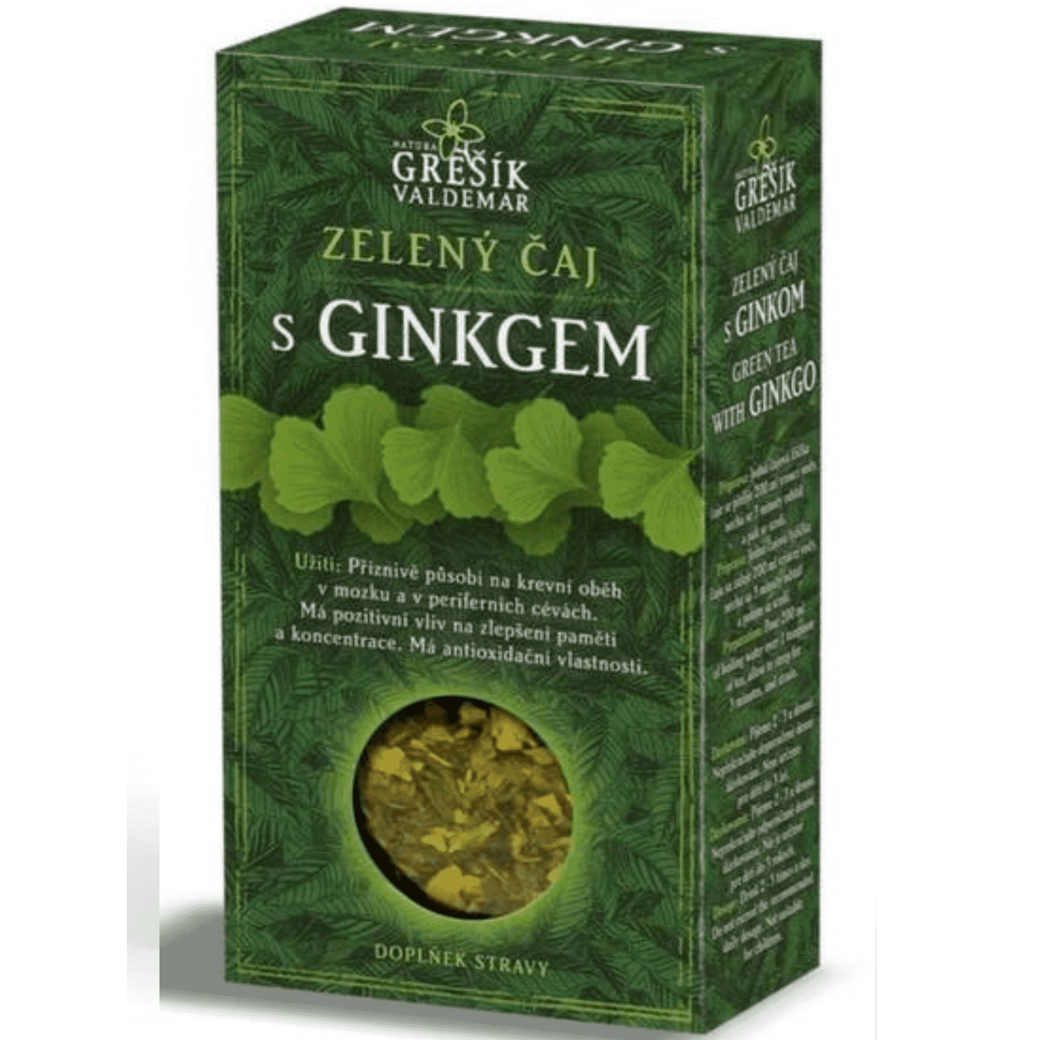 Zelený čaj s ginkgom (70g)