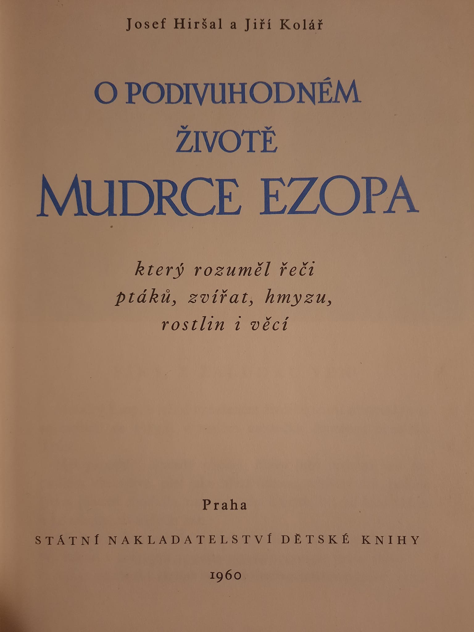 O podivuhodném životě mudrce Ezopa