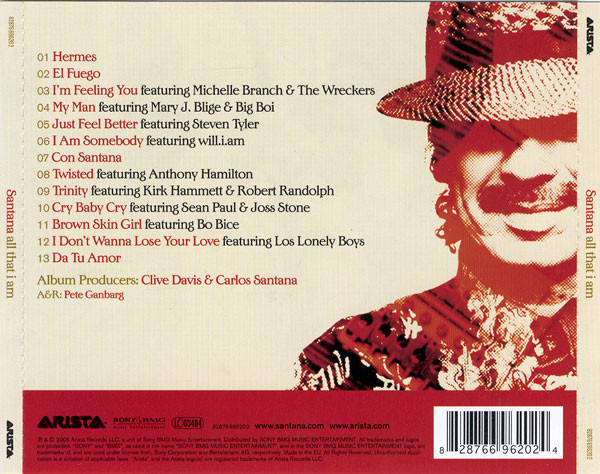 Santana - All That I Am