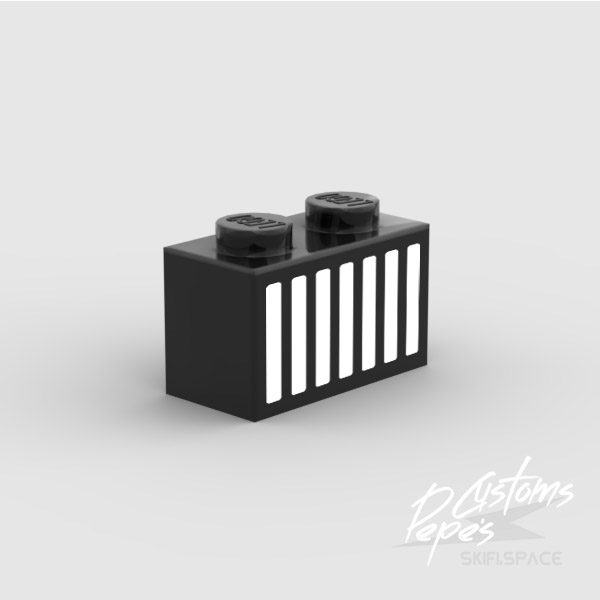 1x2 brick 1 (radiator grille)