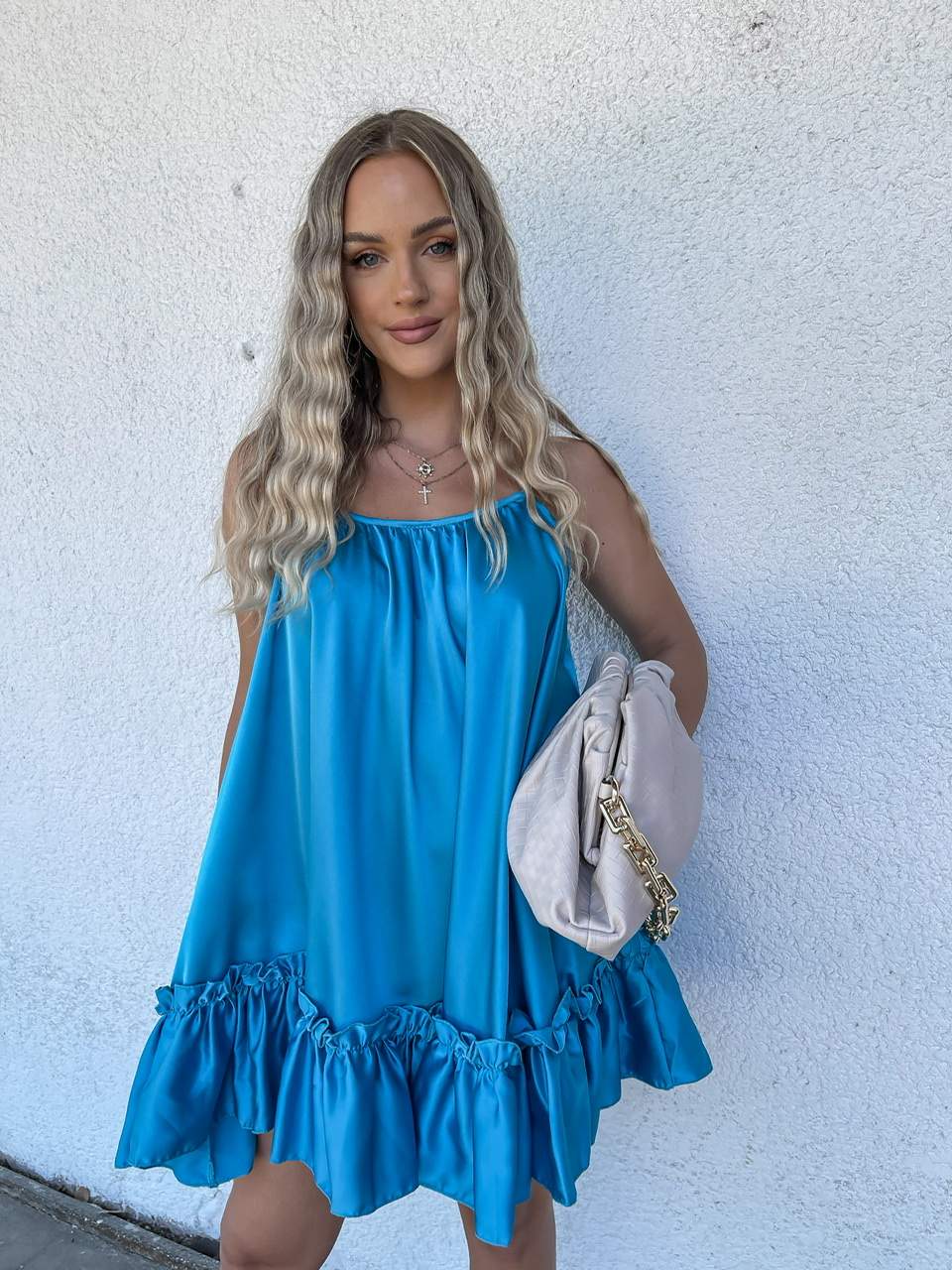 Modré šaty SAFINO