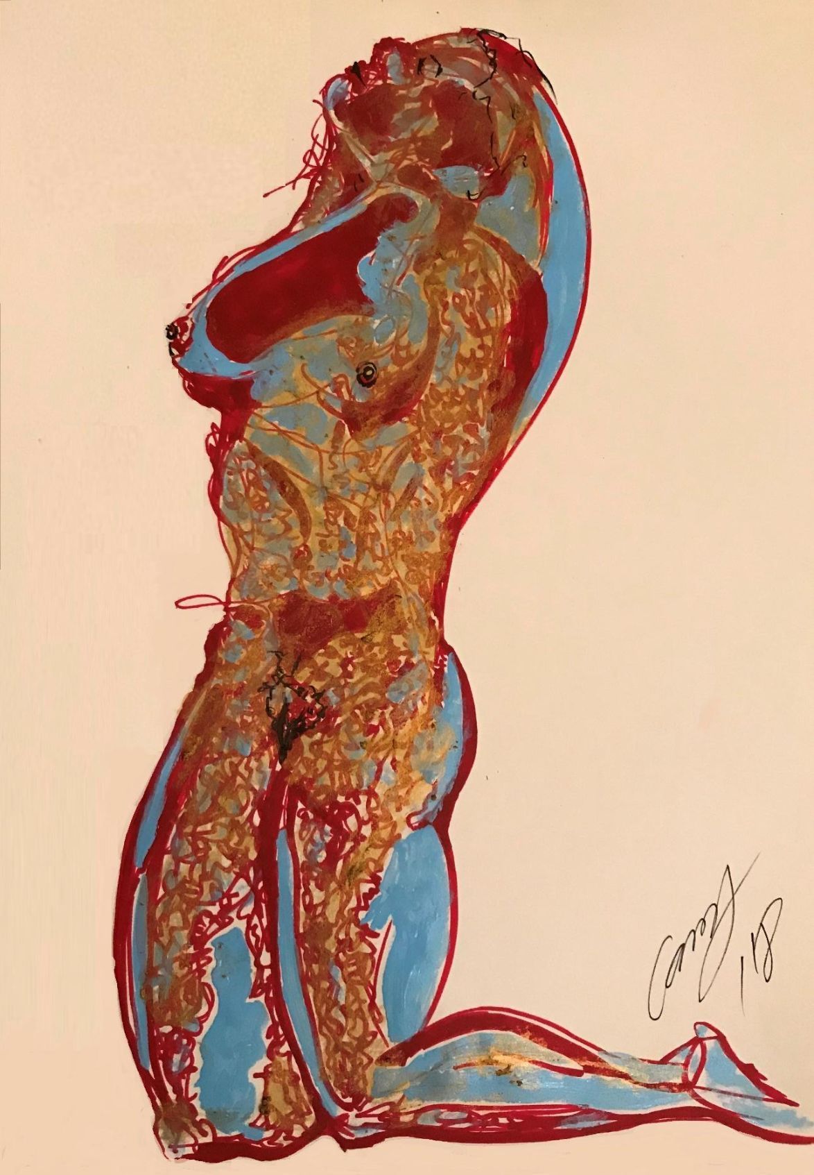 cassysculpture, Csasznyi Dénes, painting, women, nude