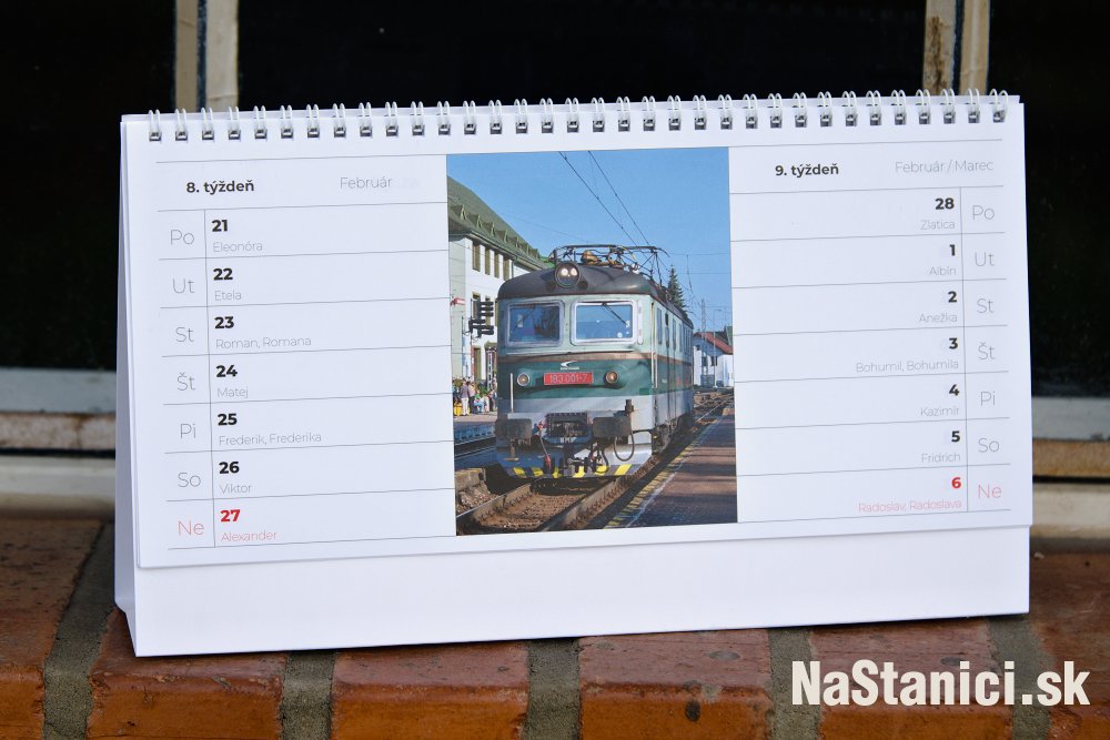 Stolový kalendár - Železnica 2022 (od 3,50)