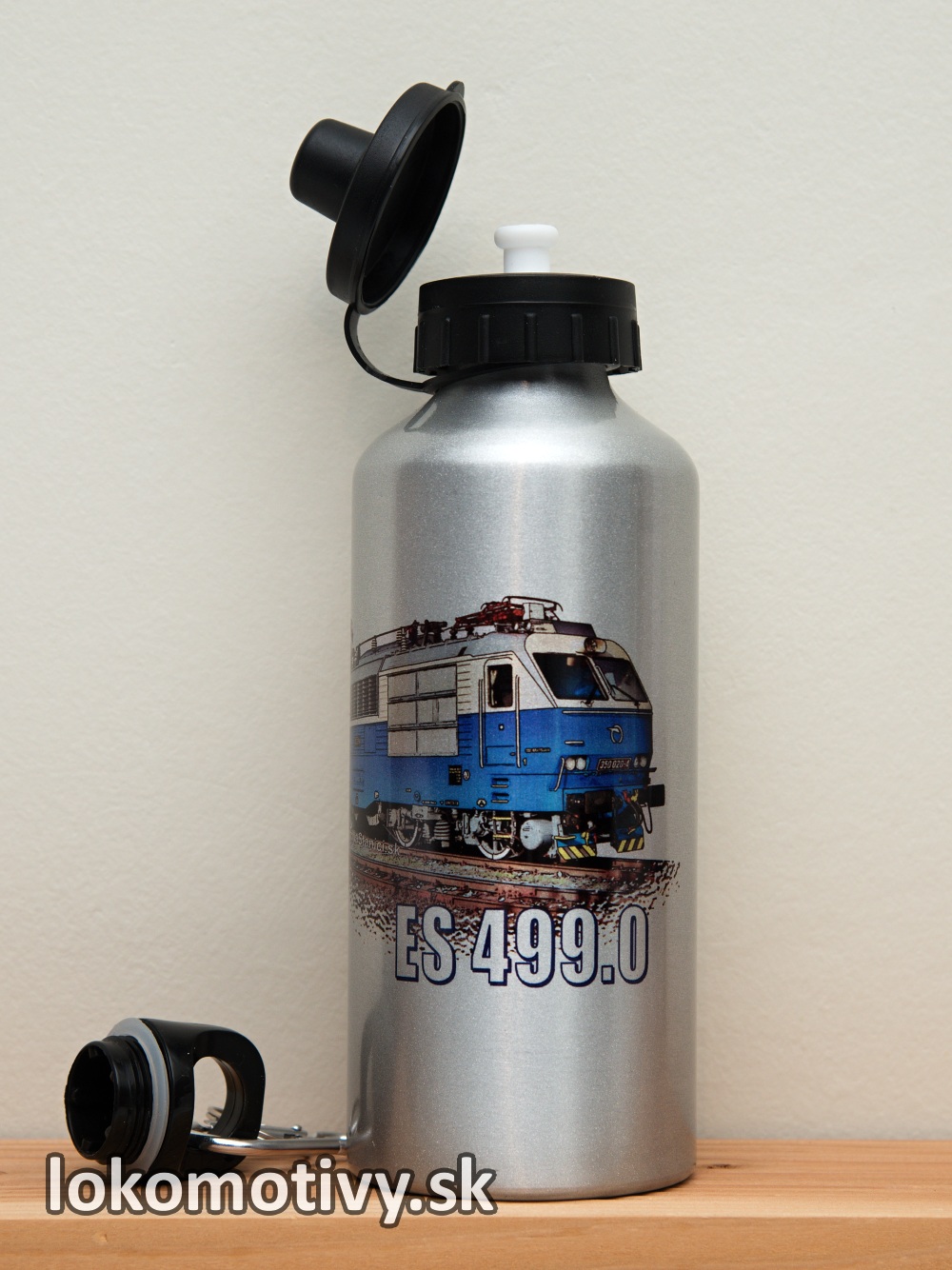Fľaša s lokomotívou Gorila ES499.0