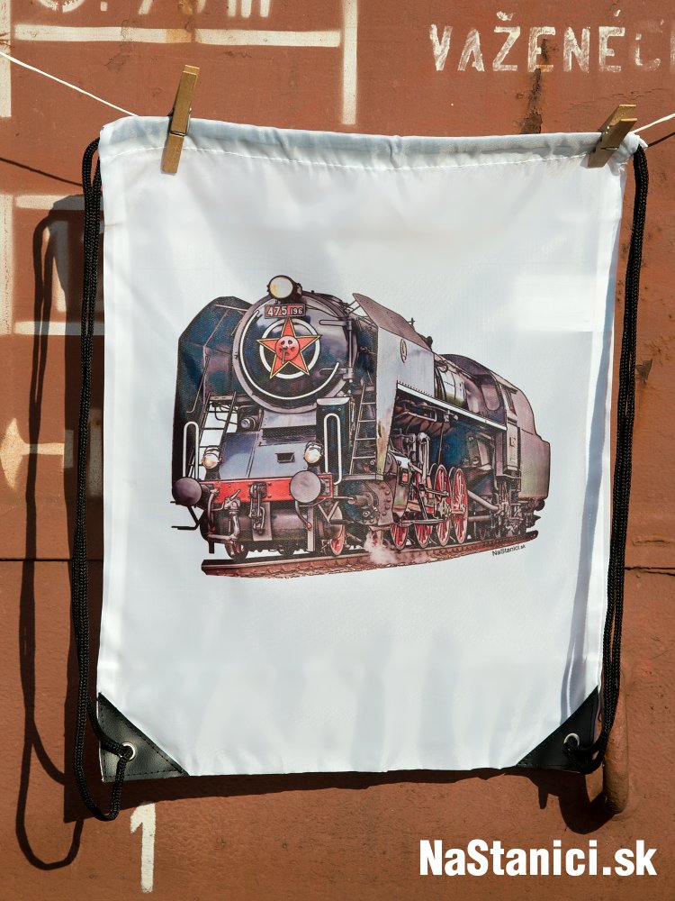 Jednoduchý ruksak s lokomotívou Šľachtičná