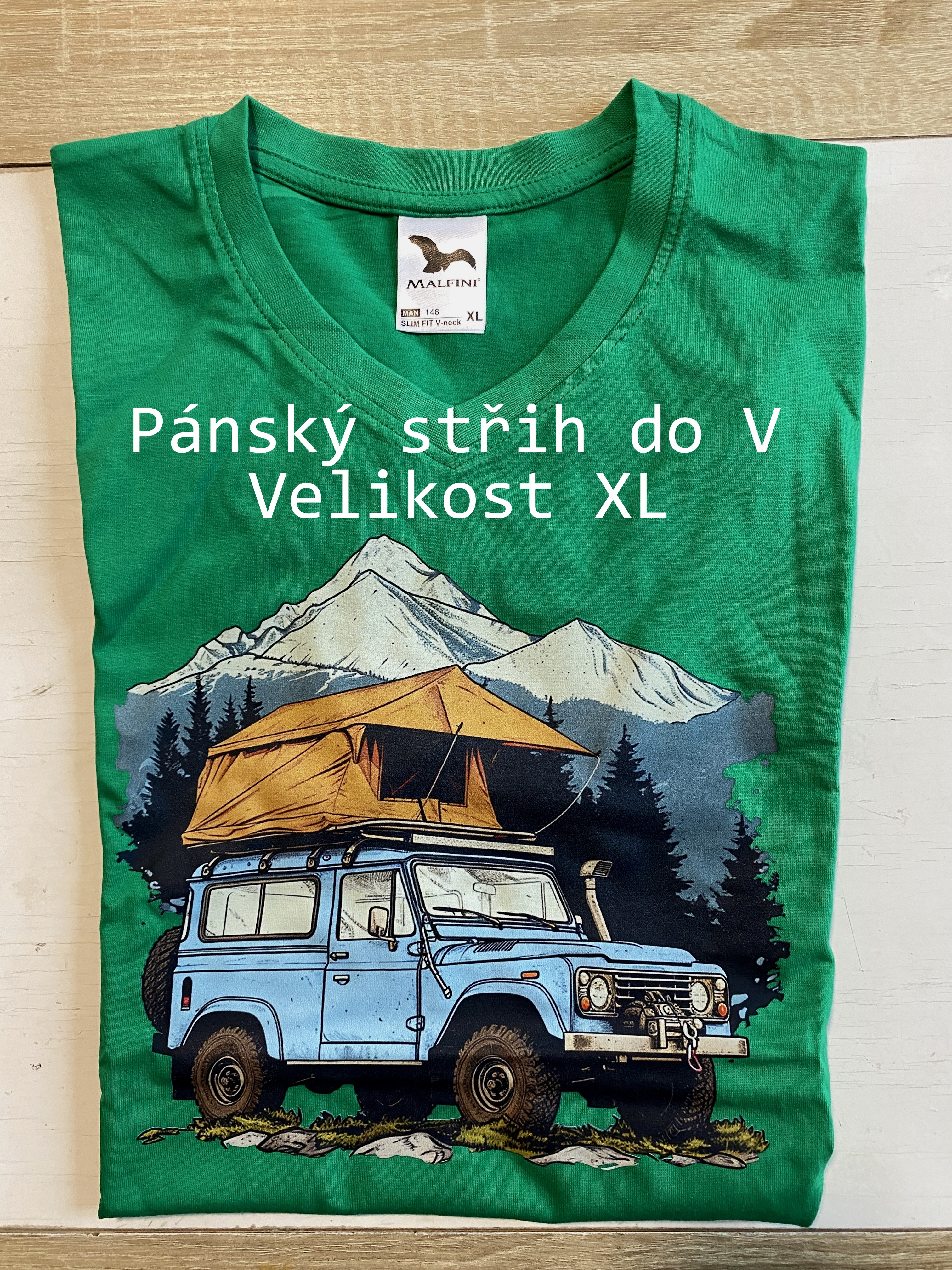 Pánské tričko V-neck