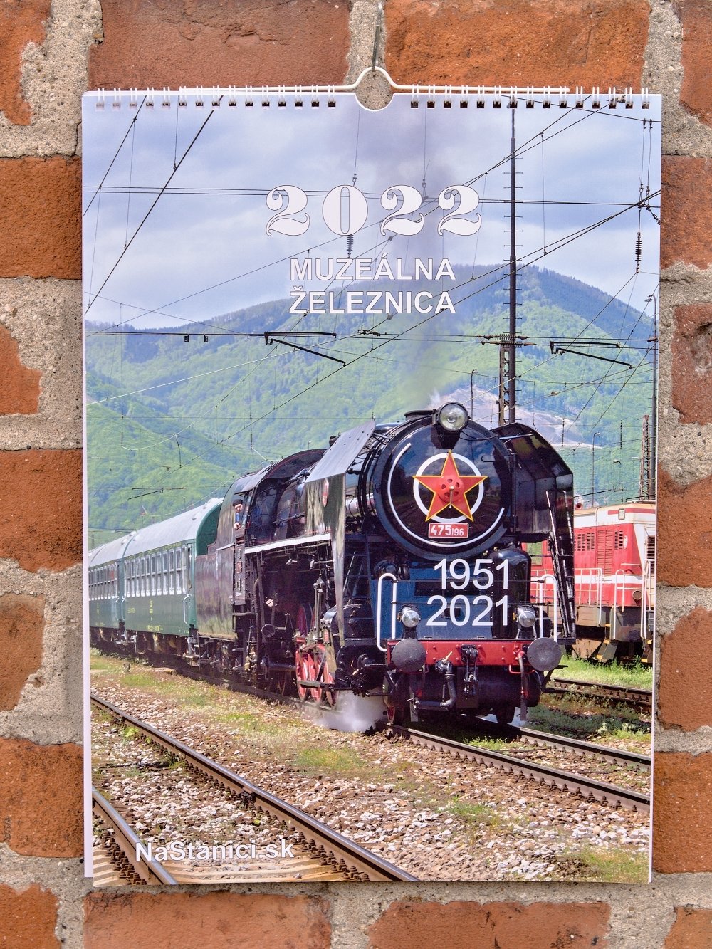 VÝPREDAJ !!! Kalendár 2022 - Muzeálna železnica na Slovensku