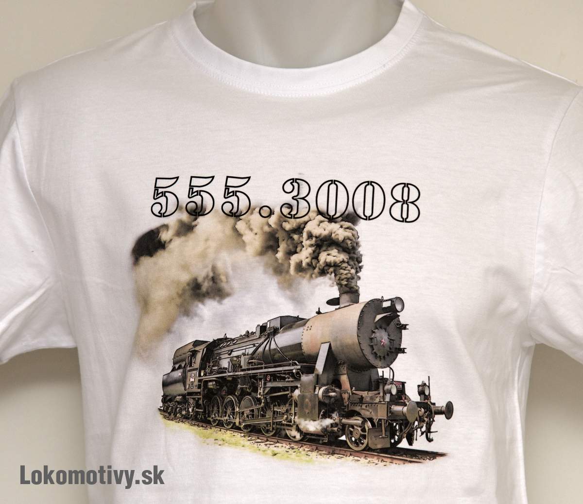 Tričko s lokomotívou 555.3008 Mazutka