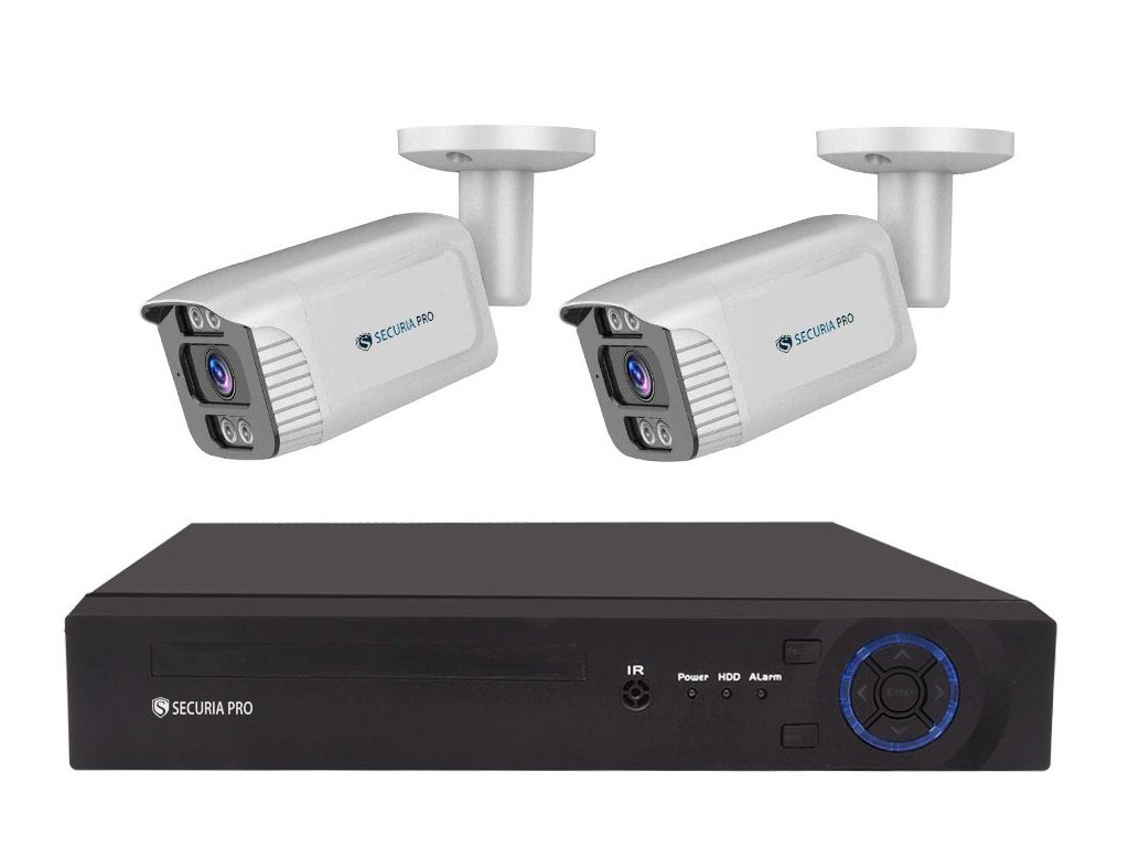 Securia Pro kamerový systém NVR2CHV4S-W smart, biely