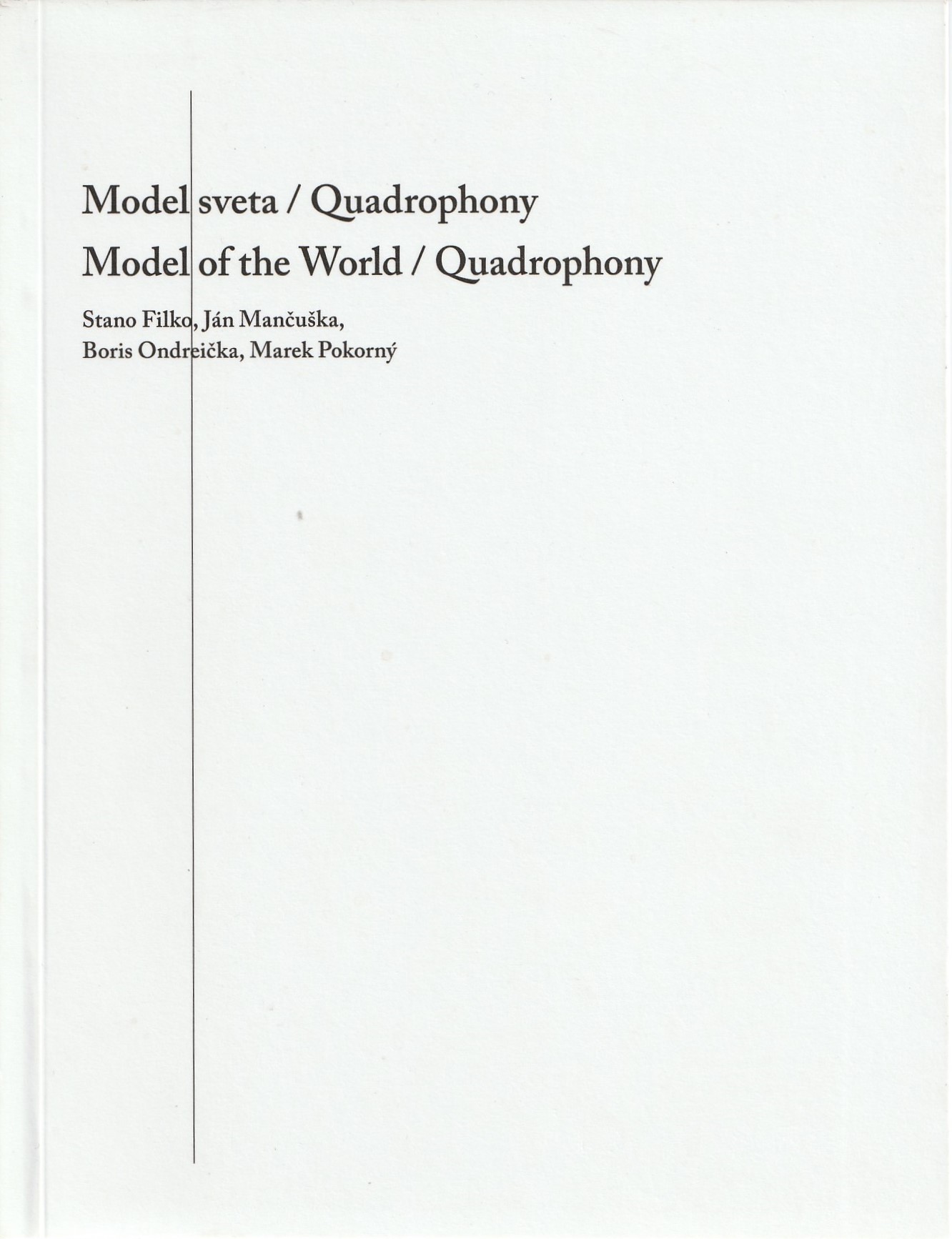 Model sveta / Quadrophony