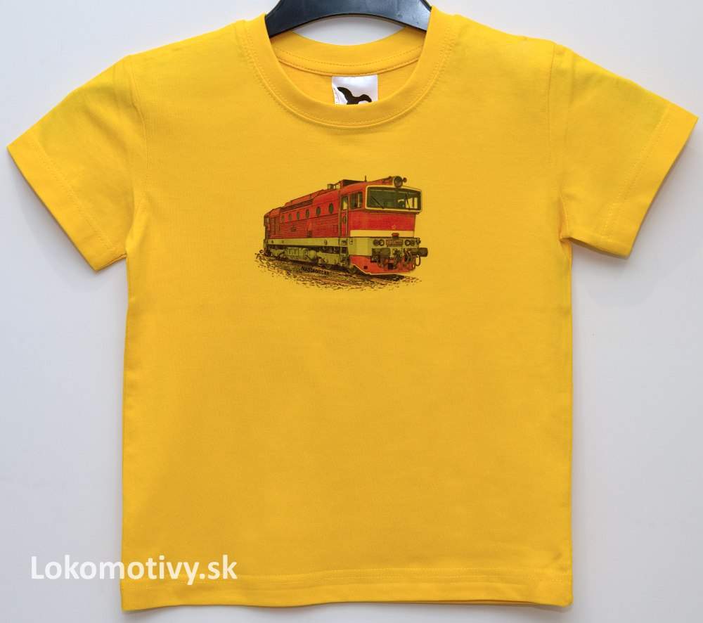 Detské tričko s lokomotívou Okuliarnik/Brejlovec