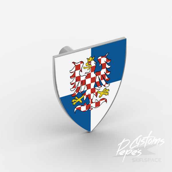 Shield triangular 14 - Moravia chess