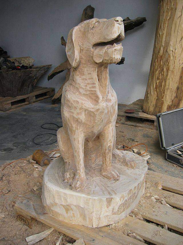 Dub, zvečnený pes rakúskeho jagera