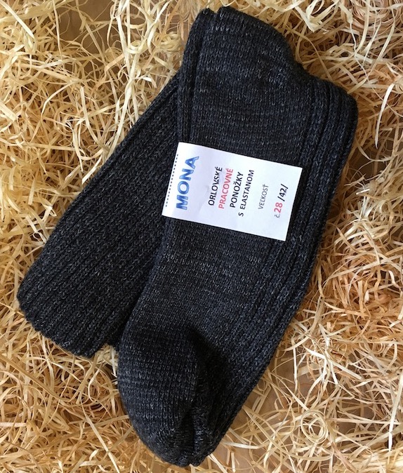 Pracovné ponožky - tmavo šedé