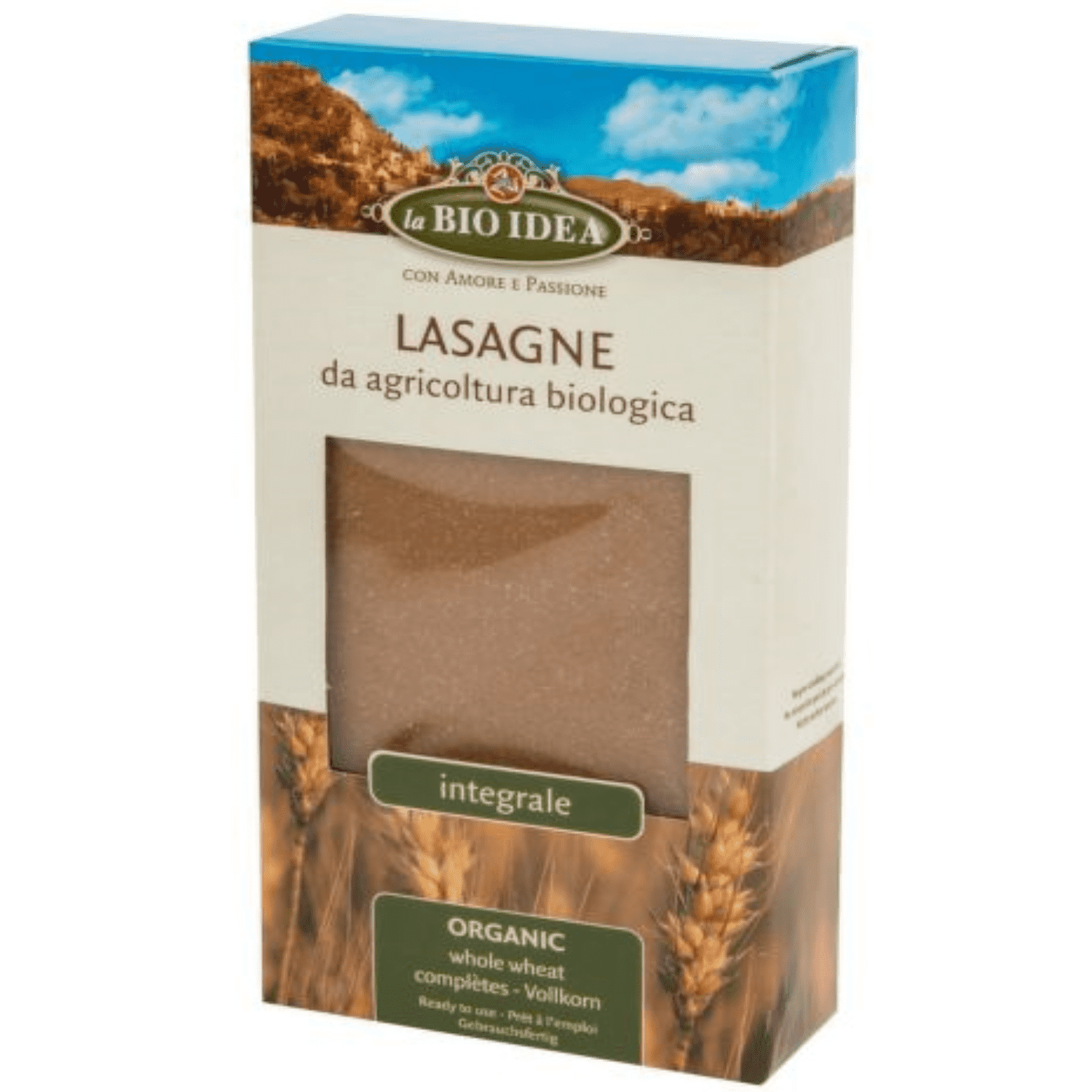 Lasagne pšeničné celozrnné BIO (250g)