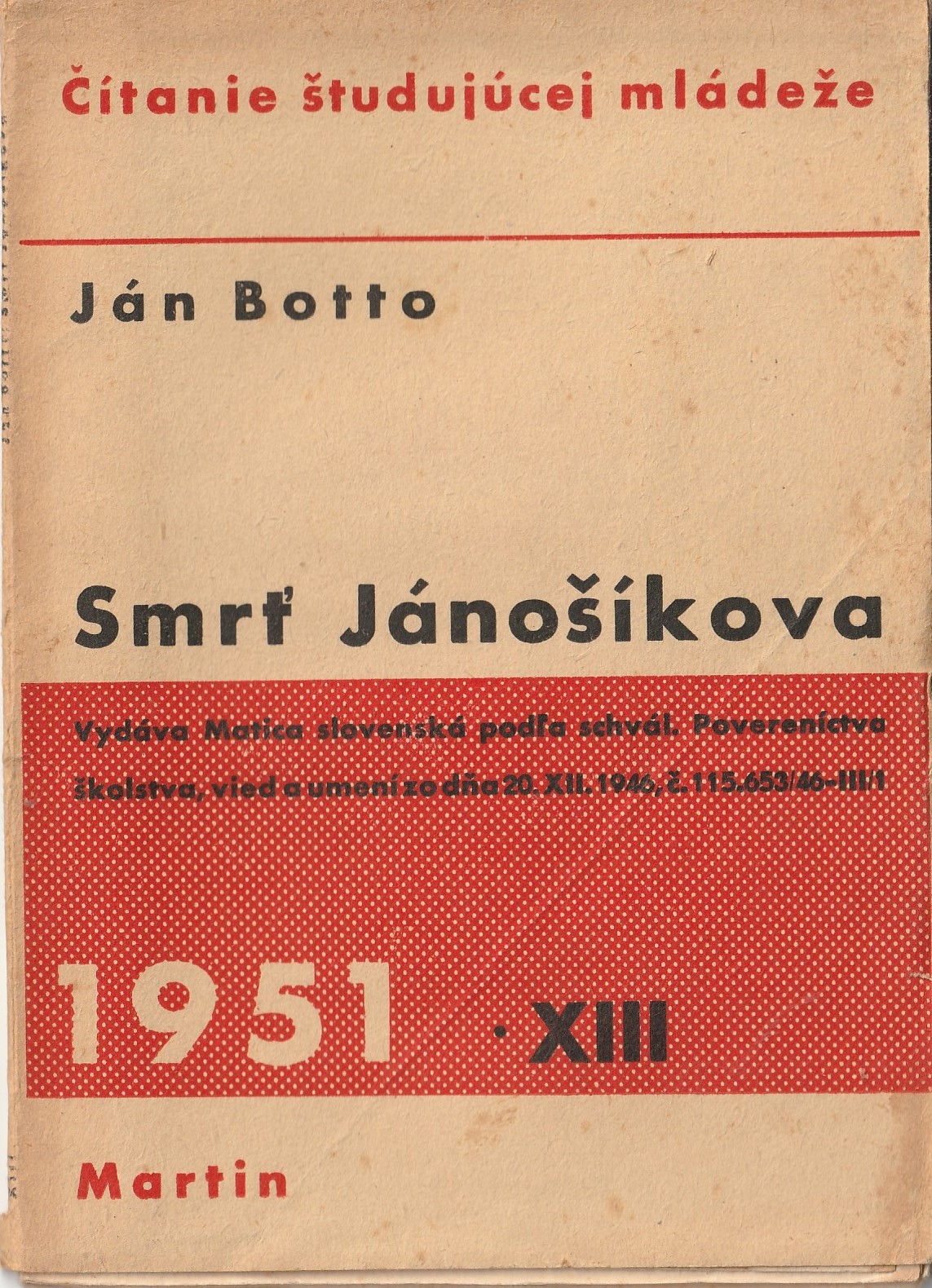 Botto Ján - Smrť Jánošíkova