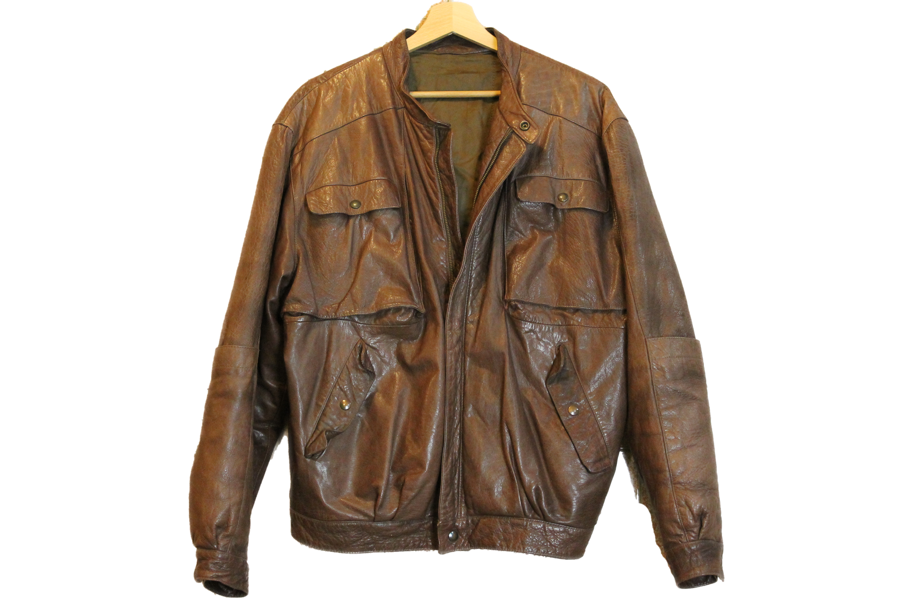 leather jacket - size m
