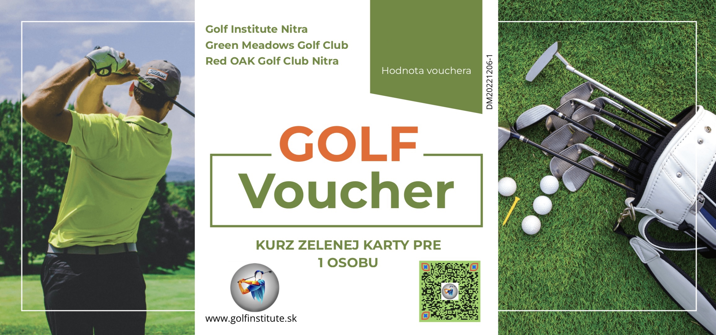 Golfový voucher na kurz Zelenej karty pre 1 osobu