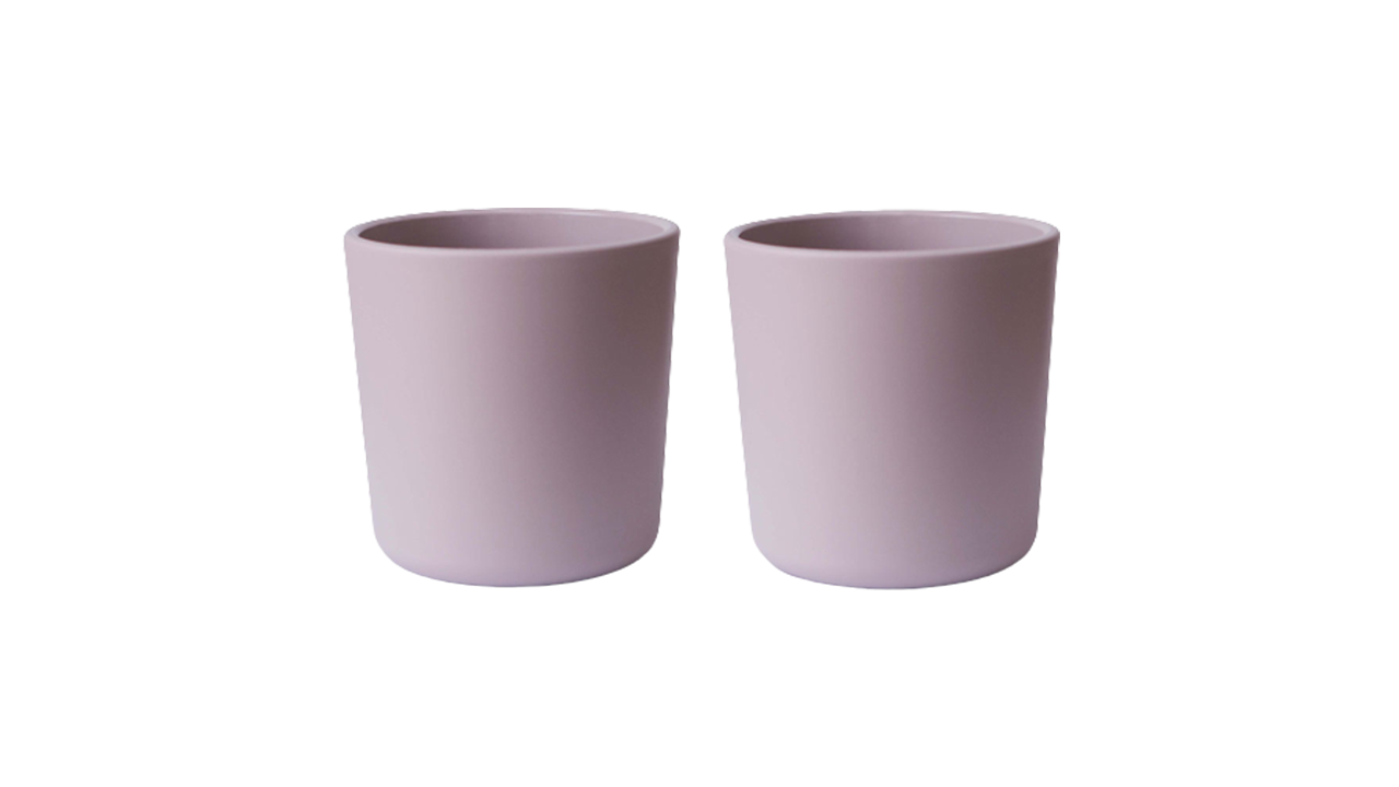 Mushie pohárik 2 ks - Soft Lilac