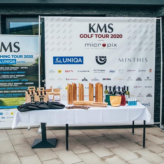 Spolupráca s golfovou tour KMSgolf