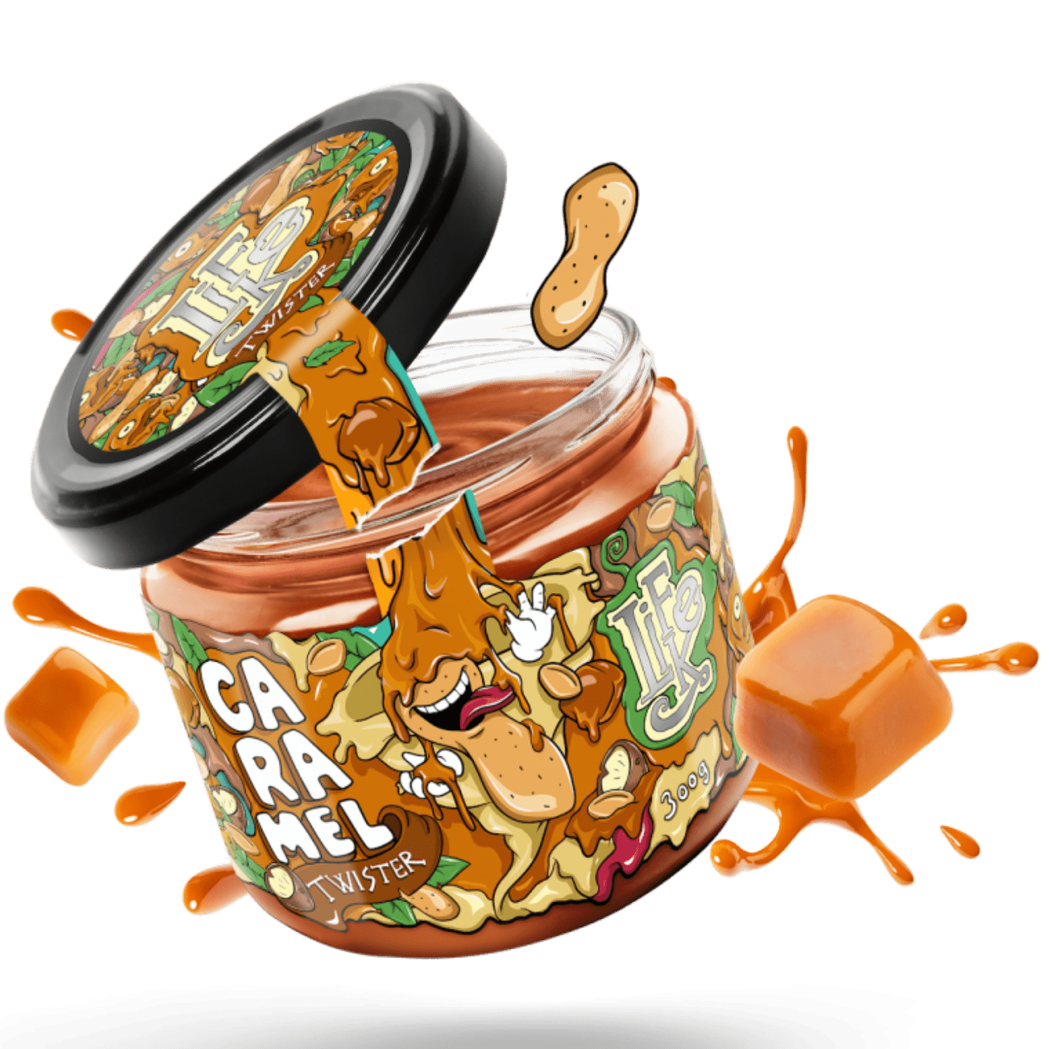 Lifelike - caramel twister (300g)
