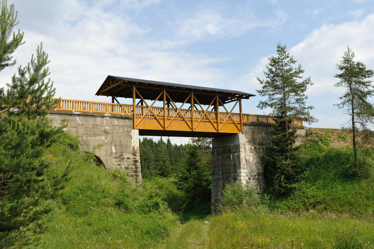 Takto sme stavali - mostíky Liesek, Hladovka, Suchá Hora