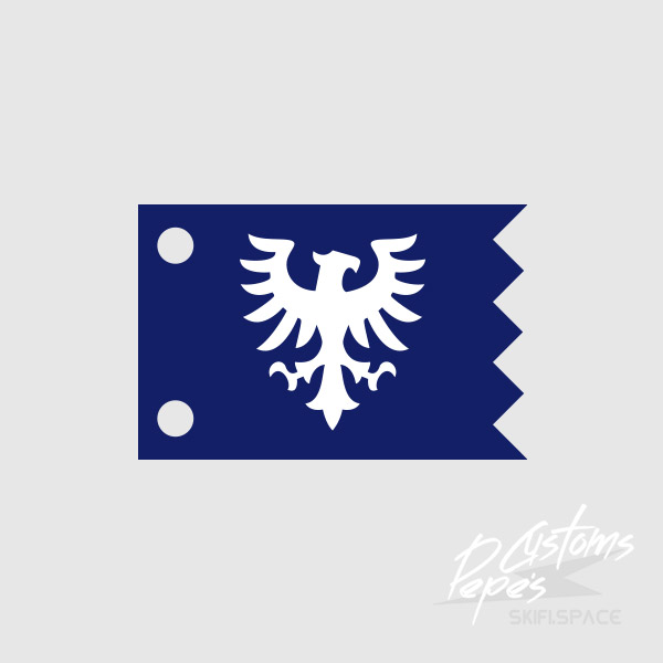 FLAG doublesided 14 (falcon) BLUE