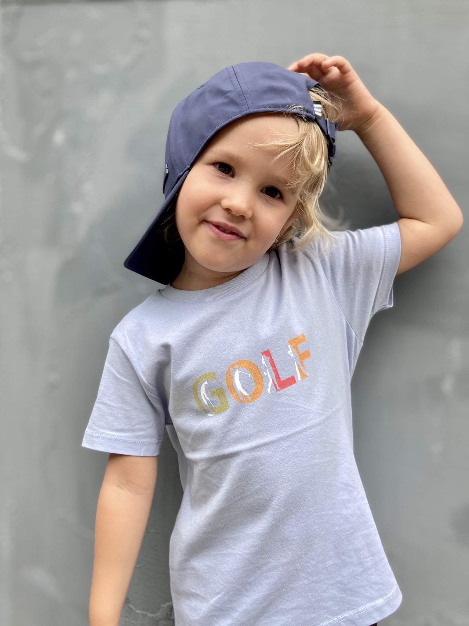 Detské tričko GOLF, bledomodrá