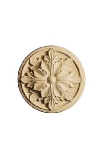 Ornament kruh 4cm, 6 cm - Elastické  tvarovateľné drevo