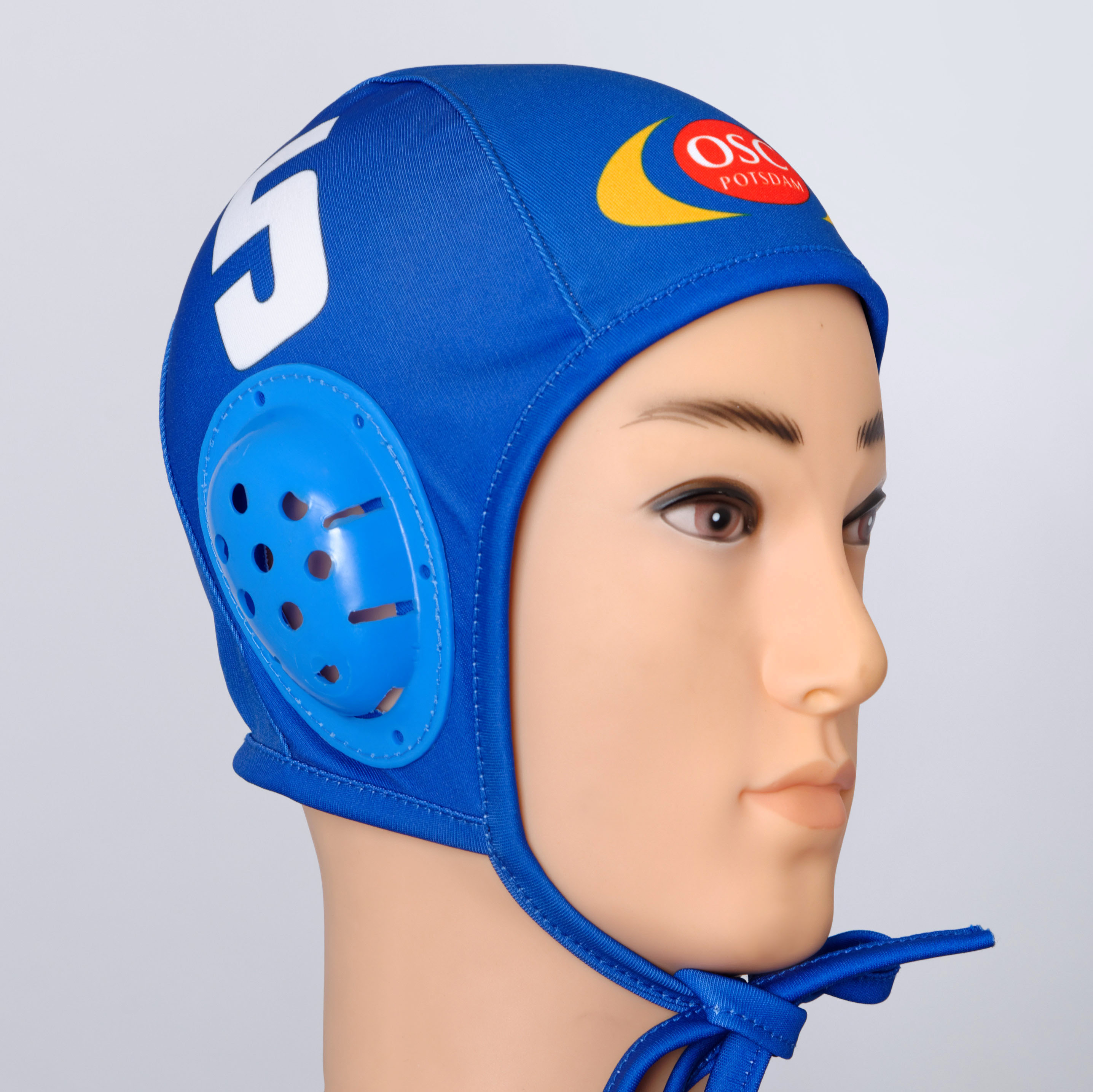 Head cap Water Polo Without Number Cuffia da Nuoto Unisex Adulto 
