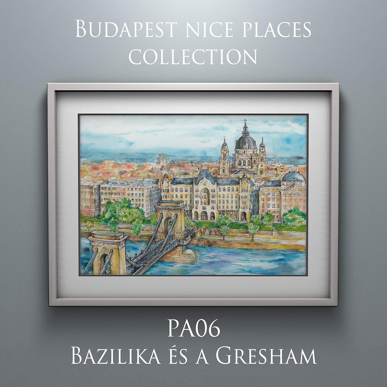 Budapest Nice place collection - muveszi nyomatok -art prints
